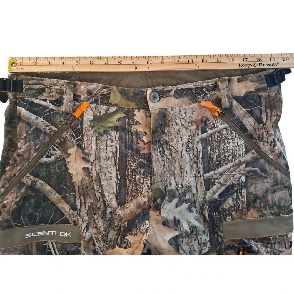 ScentLok Technologies Mens Realtree Camo Hunting Pants XL 87421-080 Carbon Alloy